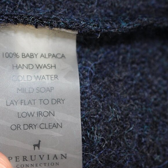 Peruvian Connection - 100% Baby Alpaca Open Front, Kimono Slv Cardigan, M/L - Picture 6 of 8